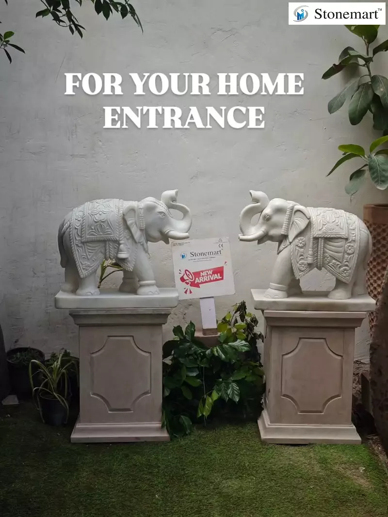 White Marble Elephants