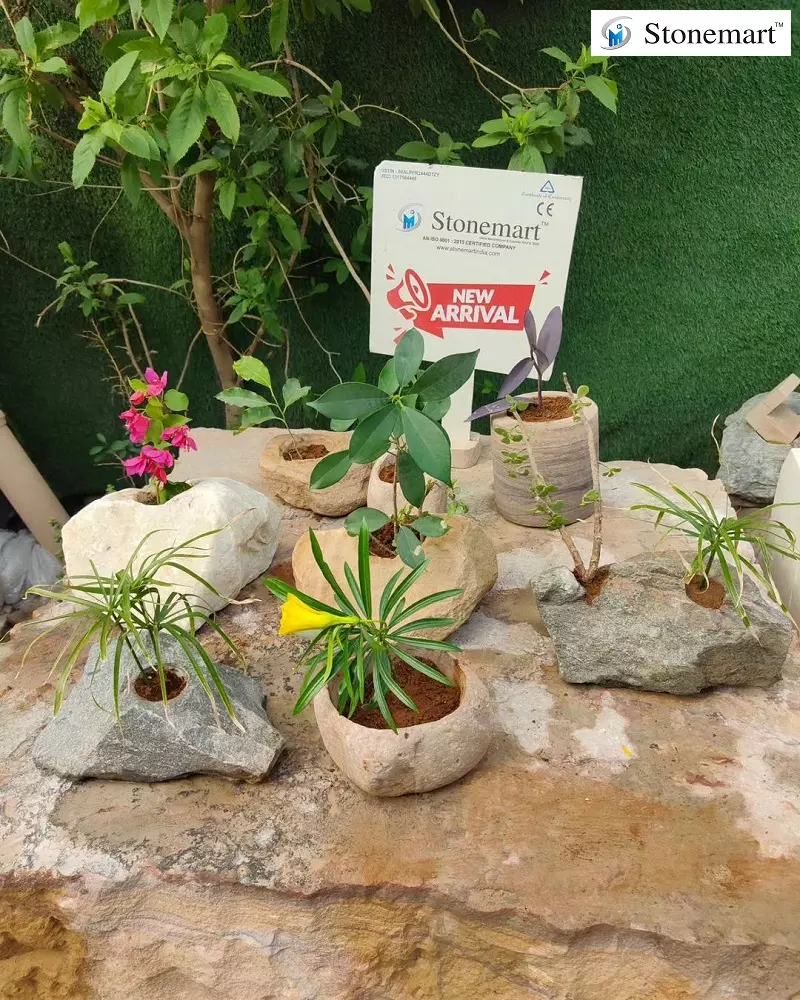 Stone Planters For Balcony Decor